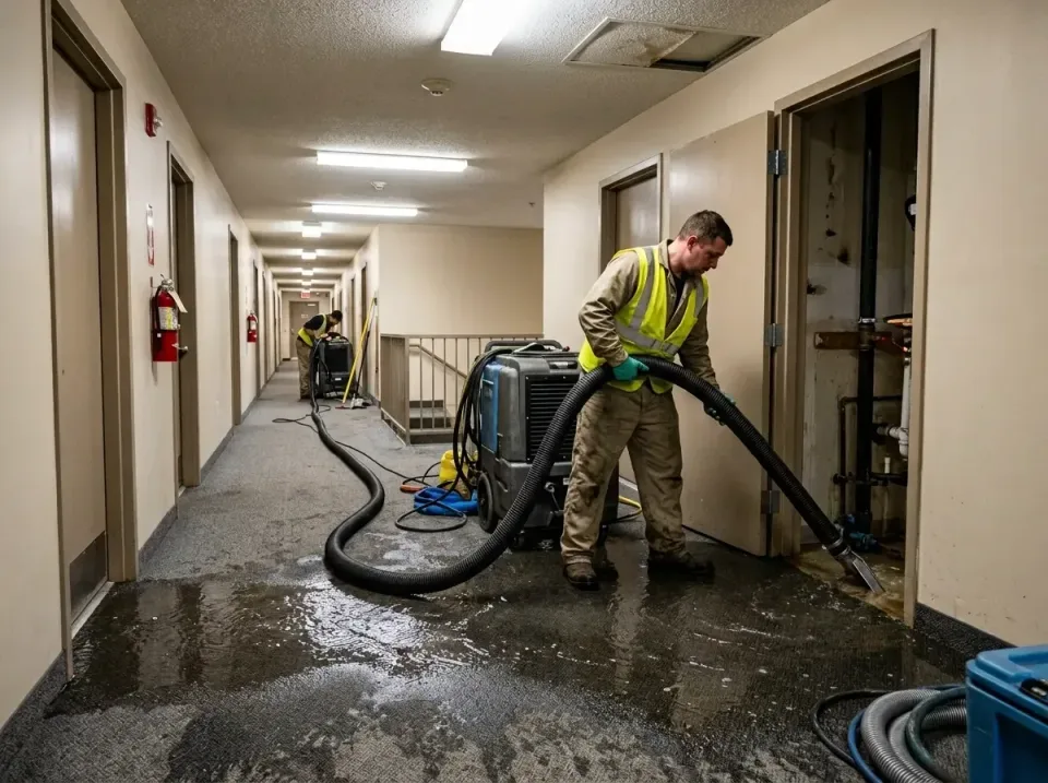 multi-unit-apartment-hallway-f-005 — frequently asked questions, Emergency Burst Pipe Water Extraction & Removal in North My…